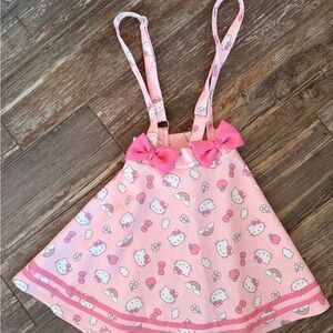 Hello Kitty Pink Suspender Skirt with Bows | by Sanrio